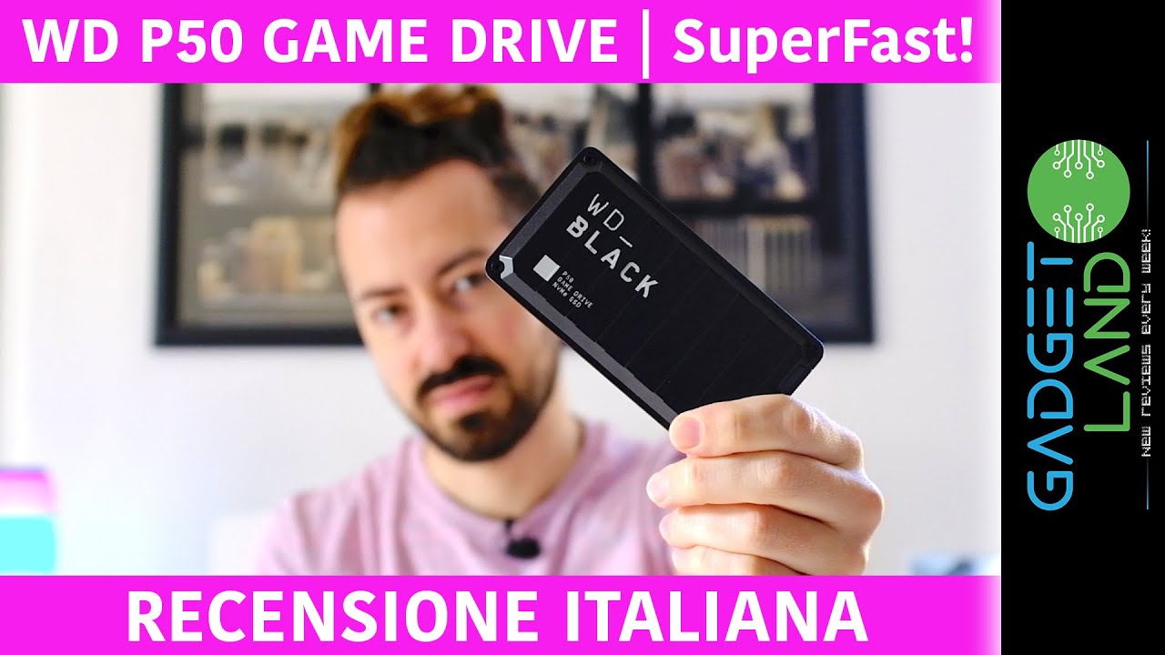 Recensione Wd P50 Game Drive 2tb Ssd Per Veri Gamers Aumentare Lo Spazio Per I Giochi Ps4 E Xbox Youtube