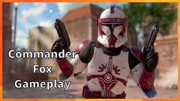 Commander Fox Gameplay Star Wars Battlefront 2