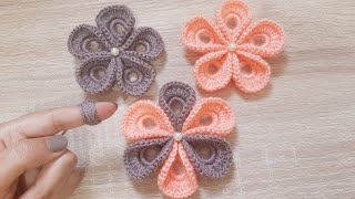 طريقة عمل وردة جميلة جدا / التطريز اليدوي/ Hand Embroidery amazing trick