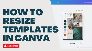 How To Resize Templates In Canva