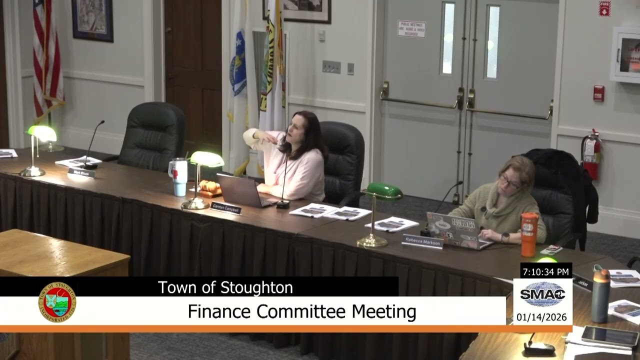 Stoughton Finance Committee: 1/14/26