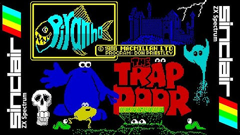 THE TRAP DOOR (1986) Walkthrough, ZX Spectrum