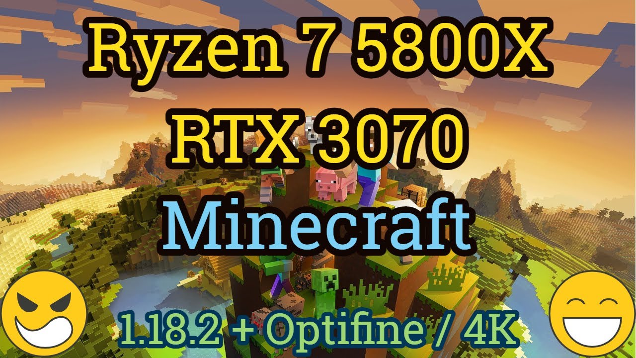 Ryzen 7 5800X + RTX 3070 = MINECRAFT [4K] - YouTube