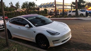 Tesla Model 3 Tinting Rear Window One Piece - Walk-around in 4K