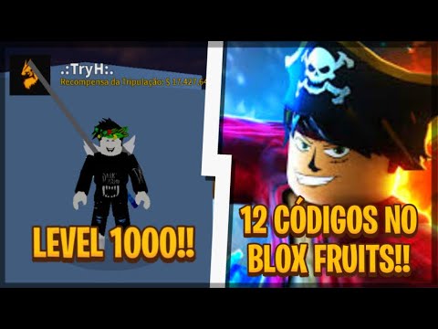 20 NOVOS CÓDIGOS PARA INICIANTES NO BLOX FRUITS - CHEGUE AO LEVEL