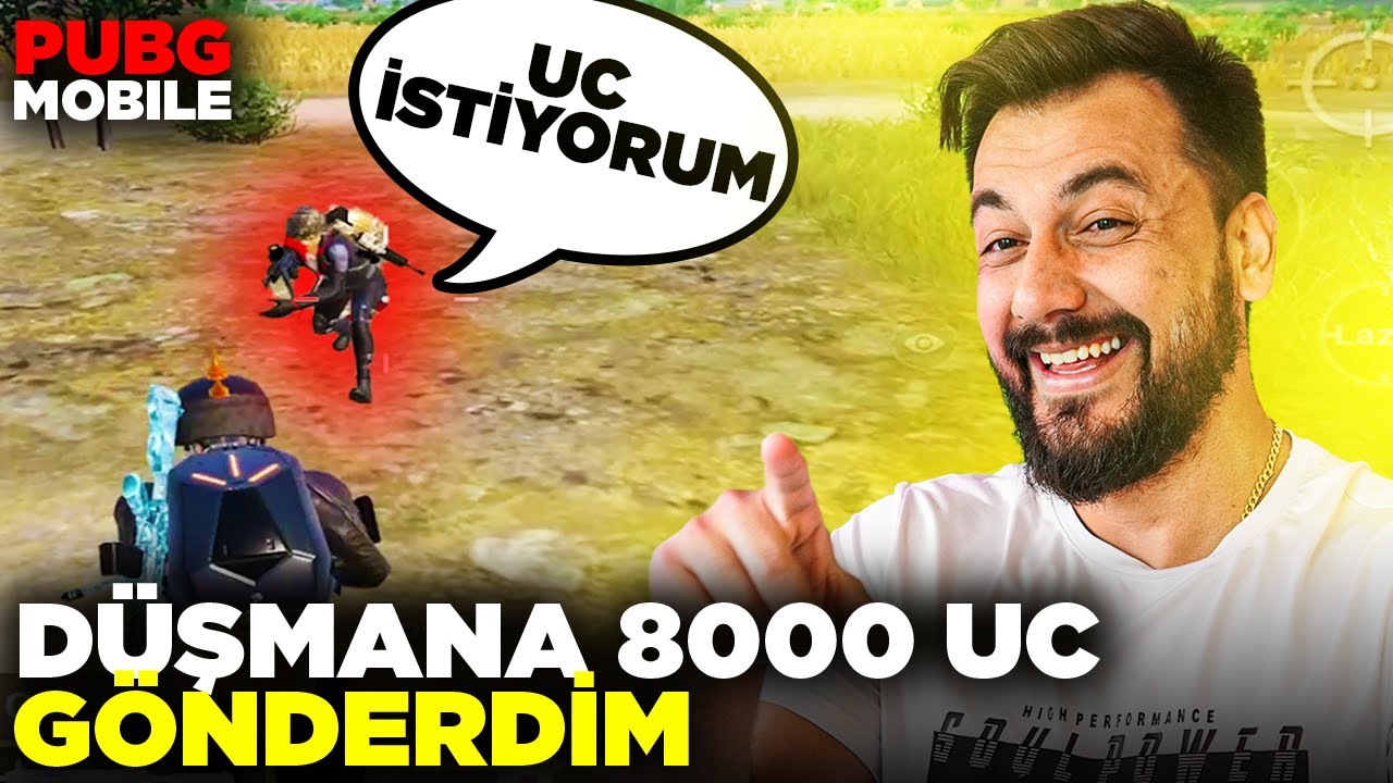 OLAYA BAK 😱 DÜŞMANA 8000 UC GÖNDERDİM / Pubg Mobile Gameplay