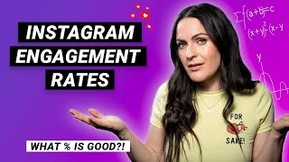 What INSTAGRAM ENGAGEMENT RATE should you aim for? (Calculator &amp; Suggestions!)