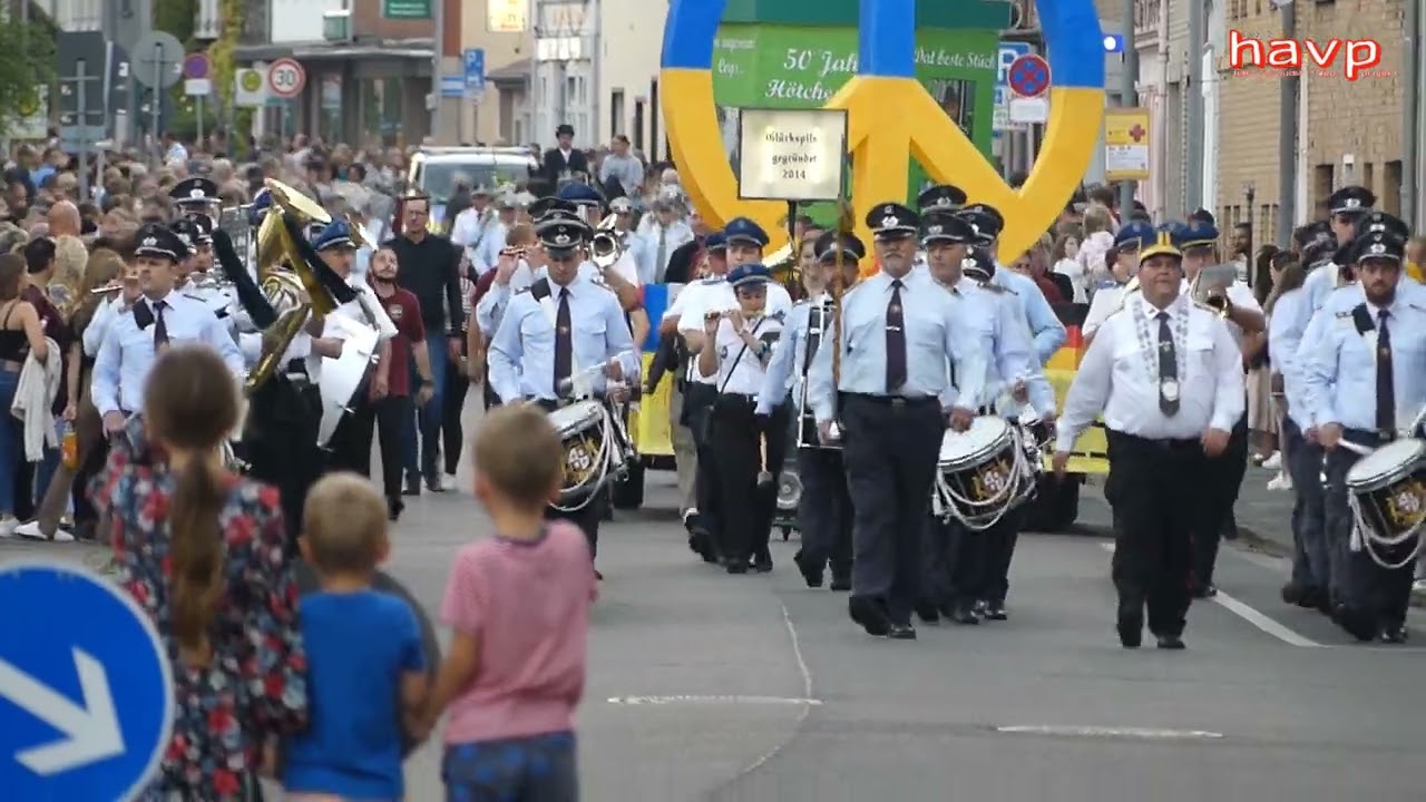 Schützenfest Wevelinghoven 2022 Fackelzug Aufmarsch und Umzug