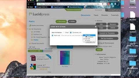 How To Share LucidPress Project