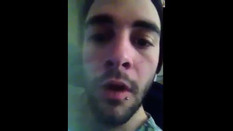 Guy sneezes with eyes open