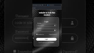 Build Animated Login Form UI | HTML and CSS only 🔥 #frontendproject #animated #form #shorts