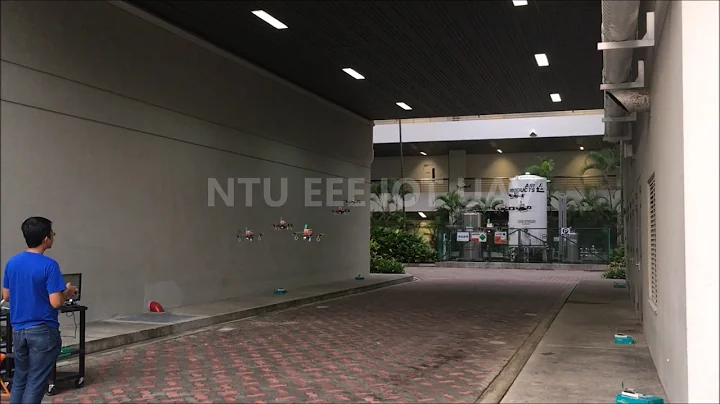 UWB-only based 10 Quadcopters Formation in GPS-denied Environments (tunnel)