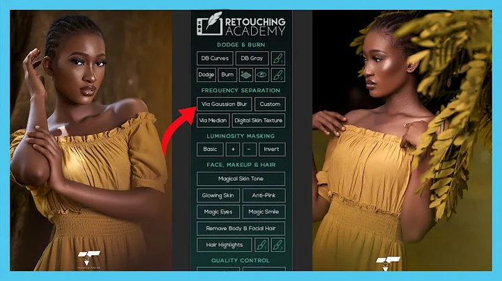 HOW TO USE THE RETOUCHING ACADEMY FREQUENCY SEPARATION | PHOTOSHOP PLUG IN