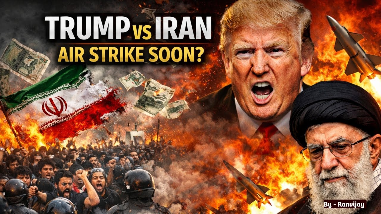 Iran on the Brink: Economic Collapse, Mass Protests & Risk of US-Israel Military Strike |By Ranvijay