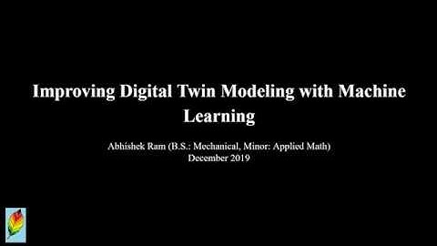 Improving Digital Twin Technology with Machine Learning