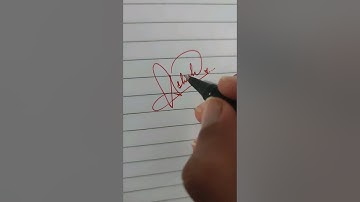 Signature "Ashish" #ashish #shorts