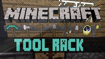 Minecraft Mod! 1.3.2 - Tool Rack Hanging Up My Tools LIKE A BOSS!