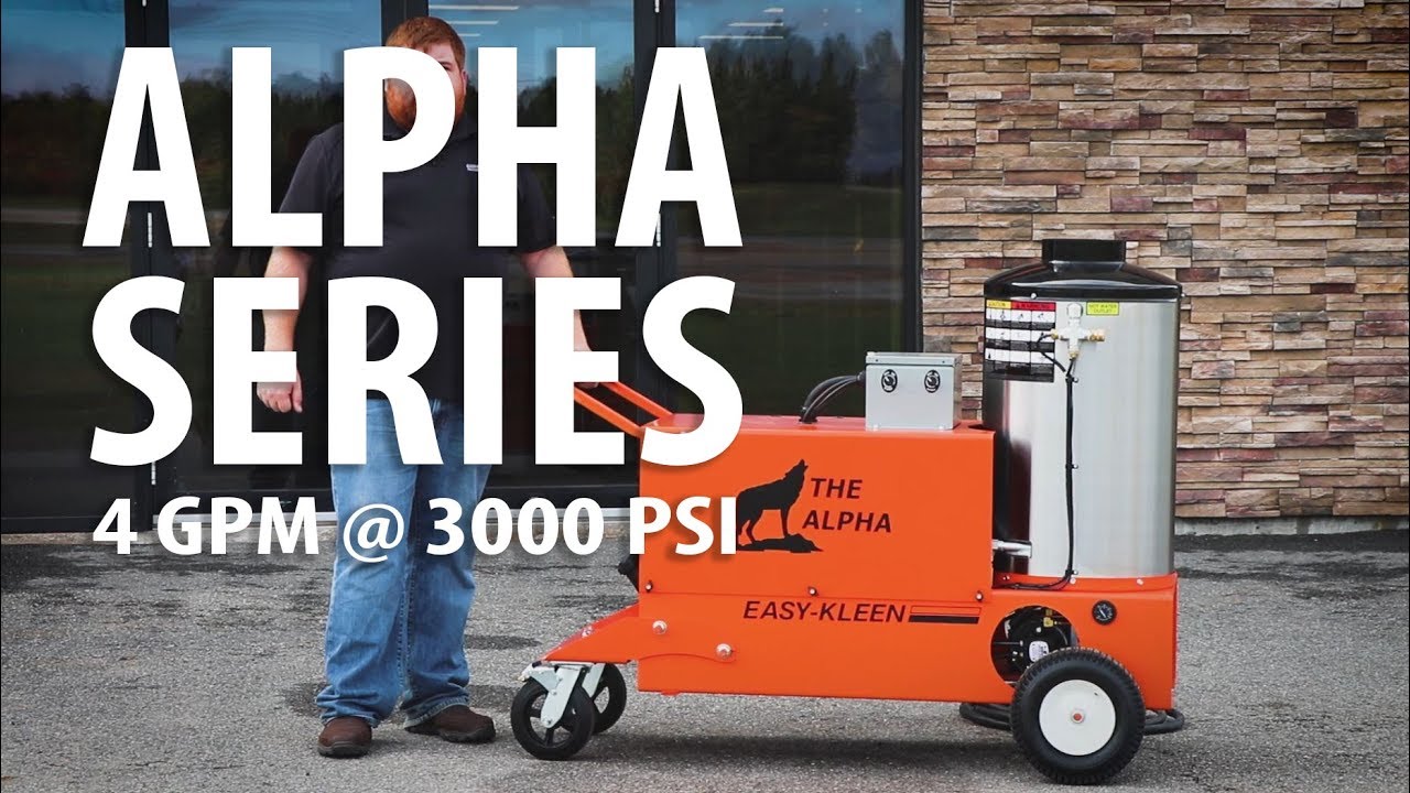 4 GPM @ 3000 PSI Industrial Pressure Washer - Alpha Series
