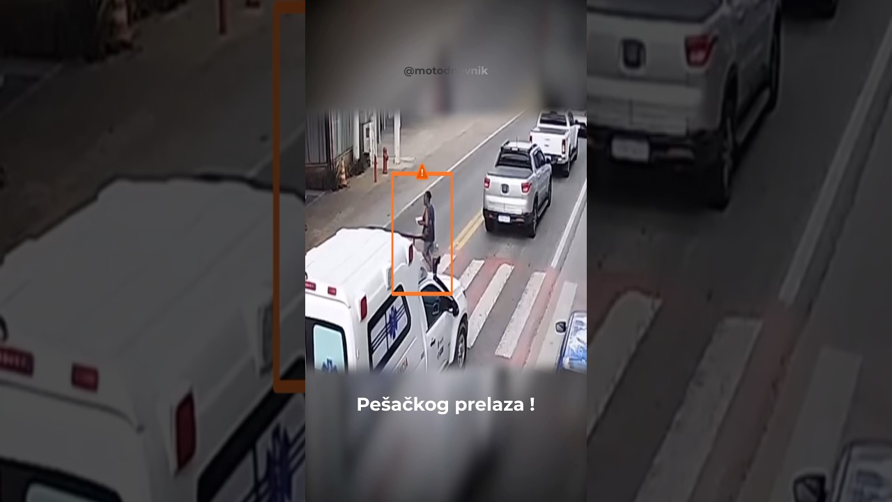Uspori pored pešačkog! 🛑