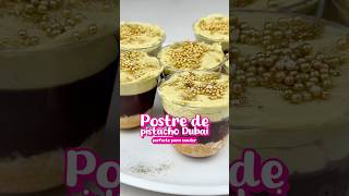 POSTRE DUBAI 🤑 sabor a PISTACHO 🥜 para EMPRENDER ✅💖 #postredubai #recetasparaemprender #shorts