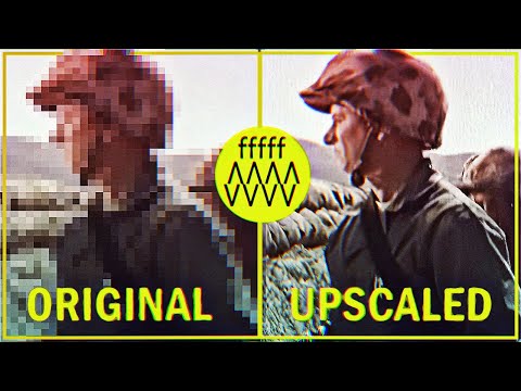 Upscaling Old Film Footage with AI