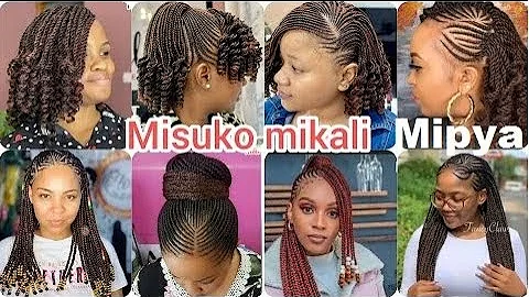 Mitindo mipya ya kusuka nywele kwa style za yebo yebo 2023 l latest braids hairstyles for ladies