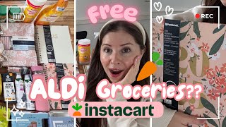 I SAVED 50% on my groceries from ALDI with INSTACART