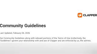 Slapper's on Clapper, terms of service still apply, report report report