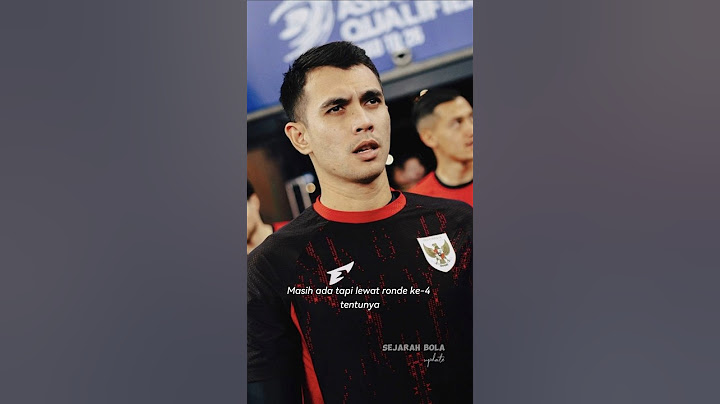 Skenario Indonesia untuk lolos ke Piala Dunia