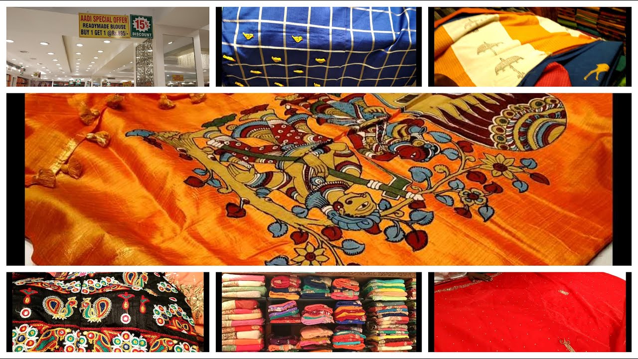 Pothys aadi sale buy 1 get 1 offer on ready-made blouse and saree and more