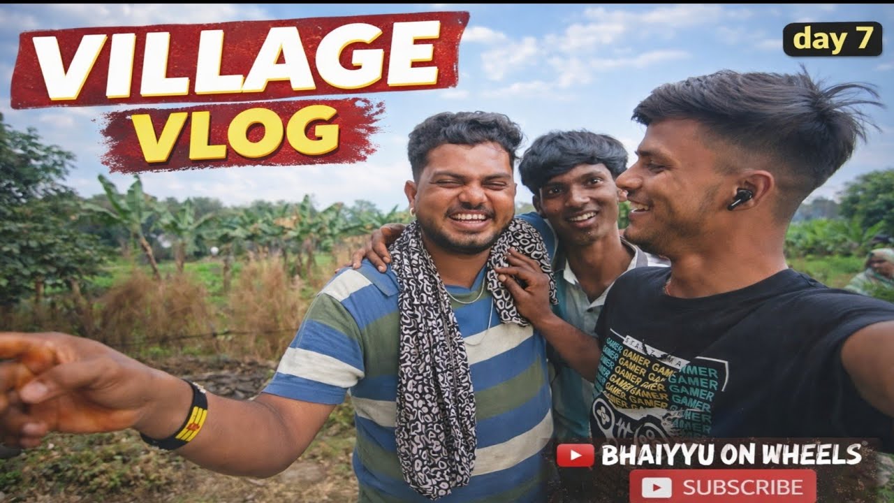 सब छोड़ कर गाँव वापस आ गया! 🏠 | Village Life Reality (Day 7)#bhaiyyuuonwheels #youtube #dailyvlog 