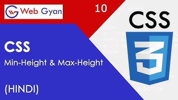CSS Min-height & Max-height Tutorial in Hindi.