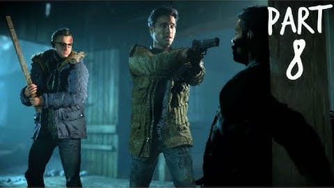 Until Dawn Walkthrough Gameplay Part 8 - Killer Revealed (PS4)
