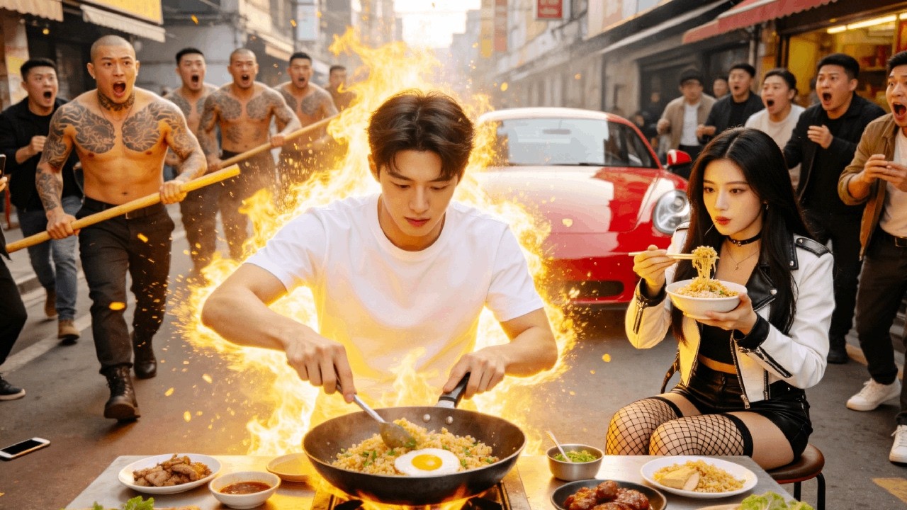 A street chef was attacked by evil spirits, but he was a reborn war god who defeated them barehanded