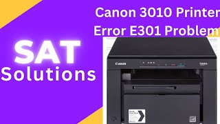 Canon 3010 Error E301