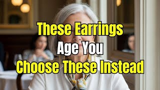 видео: Перестаньте носить эти 5 сережек после 60 — выберите эти картинка: Перестаньте носить эти 5 сережек после 60 — выберите эти