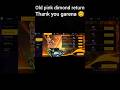 old pink dimond return || #shorts #gaming #old #new #ff #trending