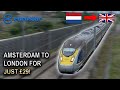 Amsterdam to london by eurostar high speed train for just 29
