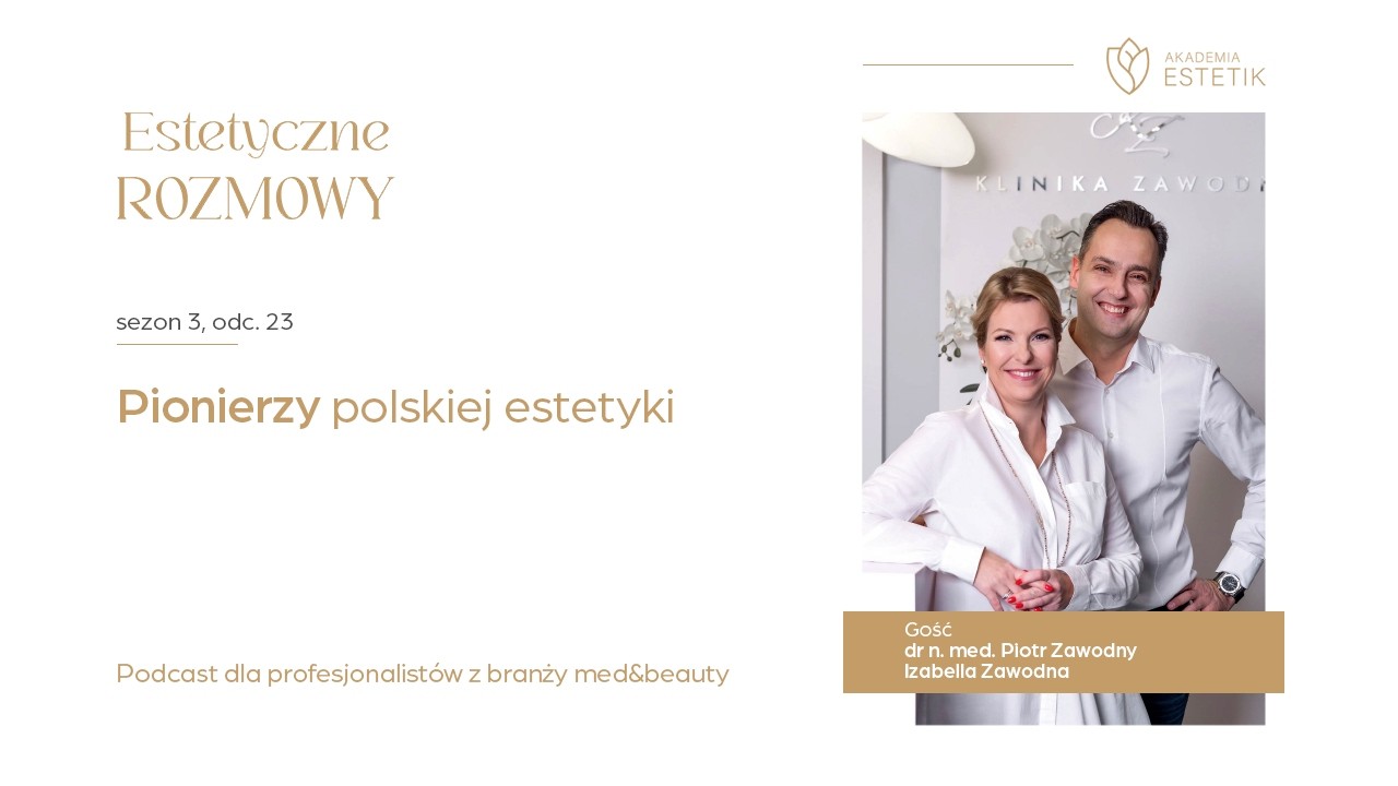 Pionierzy polskiej estetyki. Dr n. med. Piotr Zawodny Izabella Zawodna #estetik #estetikpl #podcast