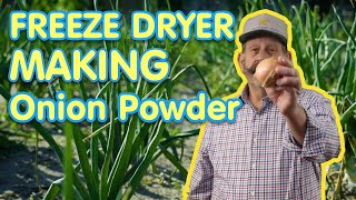FreezeDryer: Making Onion Powder