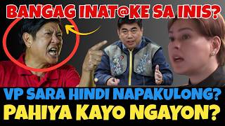 KAPAPASOK LANG! NAPAHIYA SI BANGAG AT PALAKA HINDI NILA NAPAKULONG SI VP SARA? PIKON TALO SI TIBAG?