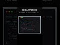 Beautiful, Smooth, Text Animation without JavaScript using only CSS