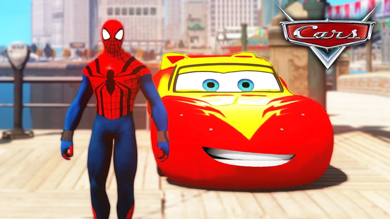 Homem Aranha em Português ★ Spiderman Dançando ★ Disney Pixar Carros ...