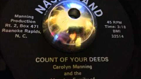 carolyn manning and the manning family - 'count of...