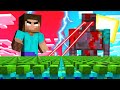 Herobrine vs Netherite Golem in Minecraft...