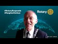 Rotary meeting with professor james mcinerney and paula lawler yulefest