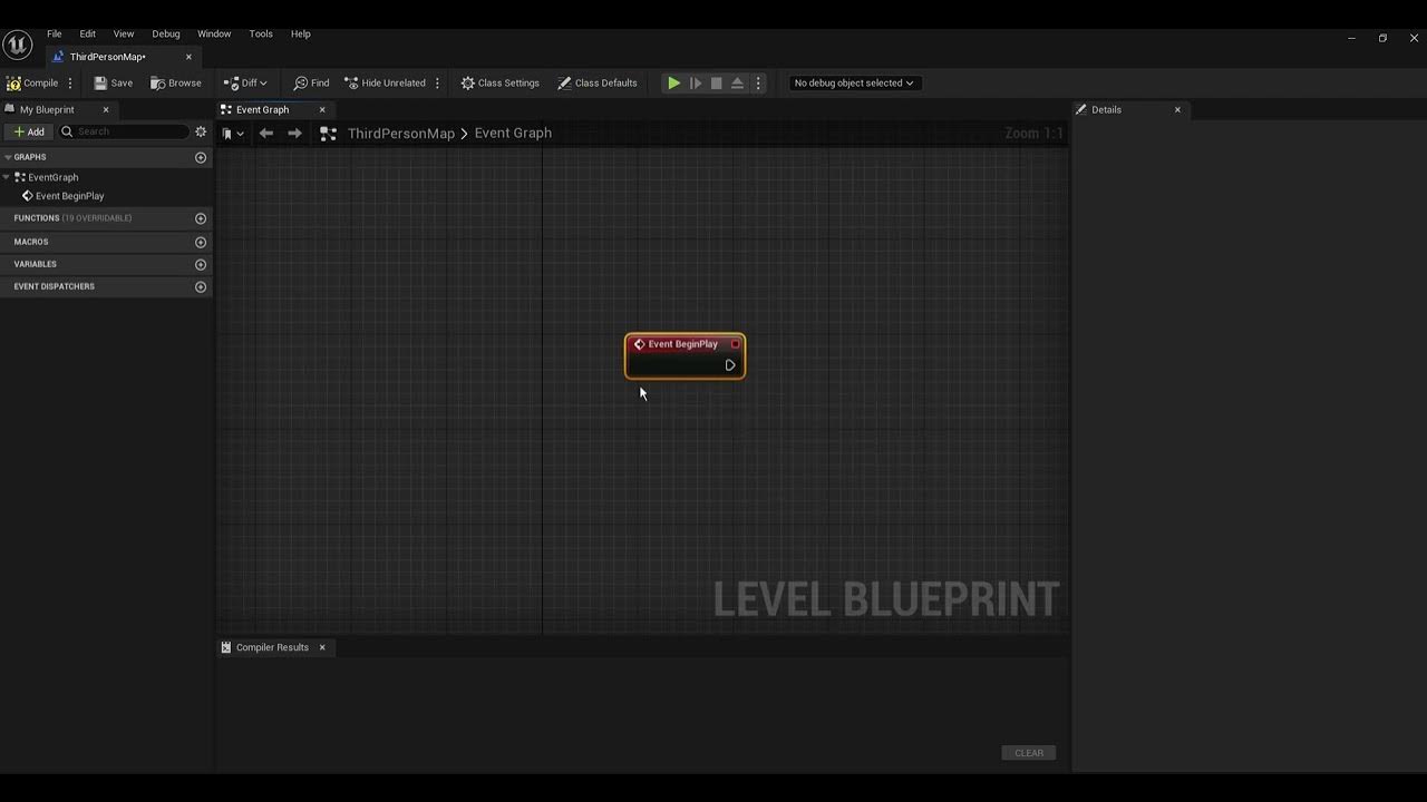 UE5 Blueprints Tutorial 001-5 Node: Event Begin Play - YouTube