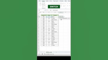 Excel SWITCH Function — The Smarter Alternative to IF!