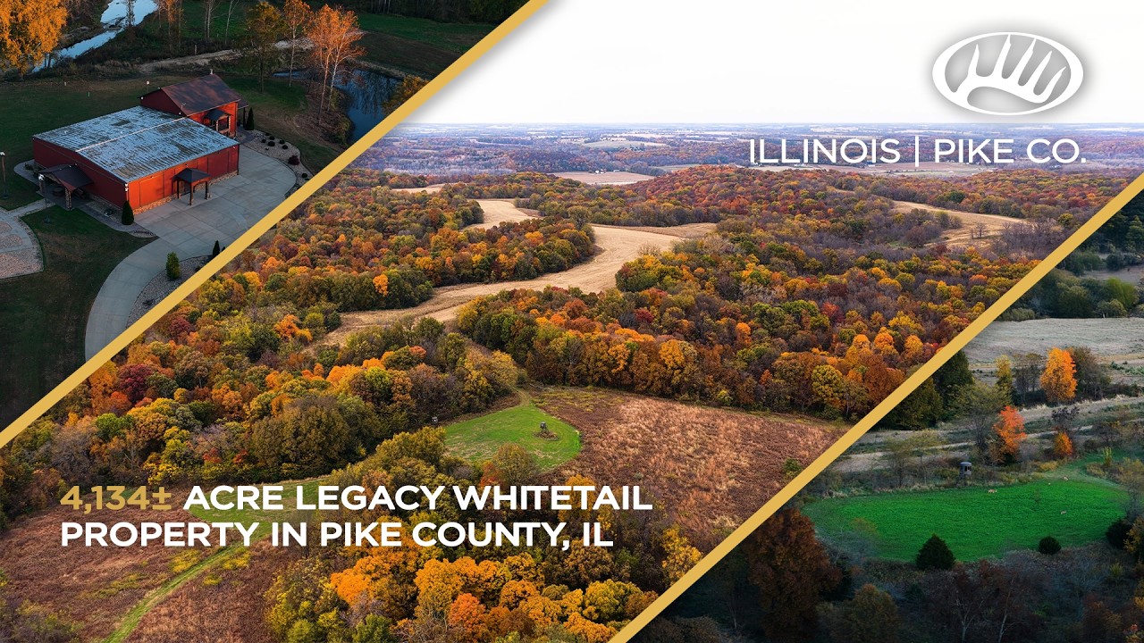 Земельный участок, принадлежащий организации Legacy Whitetail | Округ Пайк, Иллинойс, 4134± акра