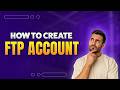 How to Create FTP Account in GoogieHost | FTP Login & Host Setup Guide